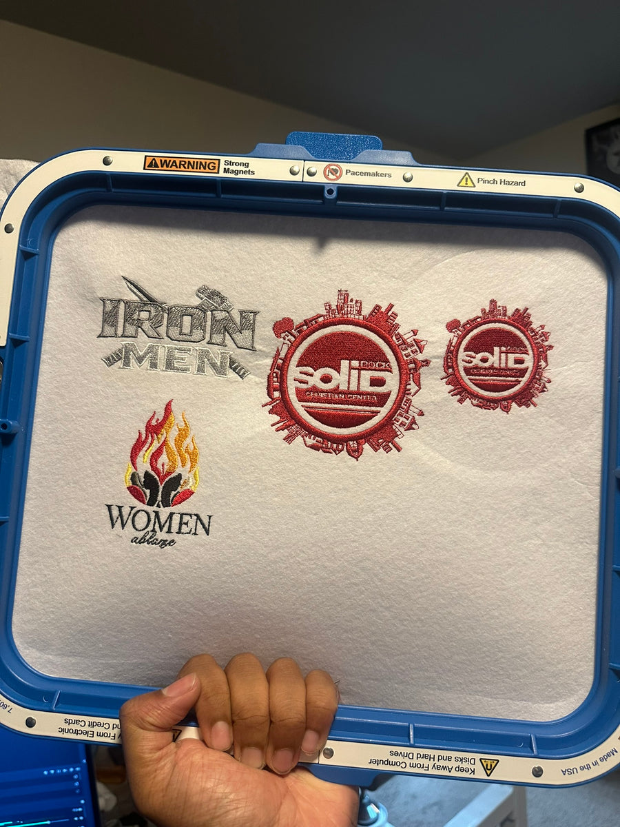 Embroidery sample
